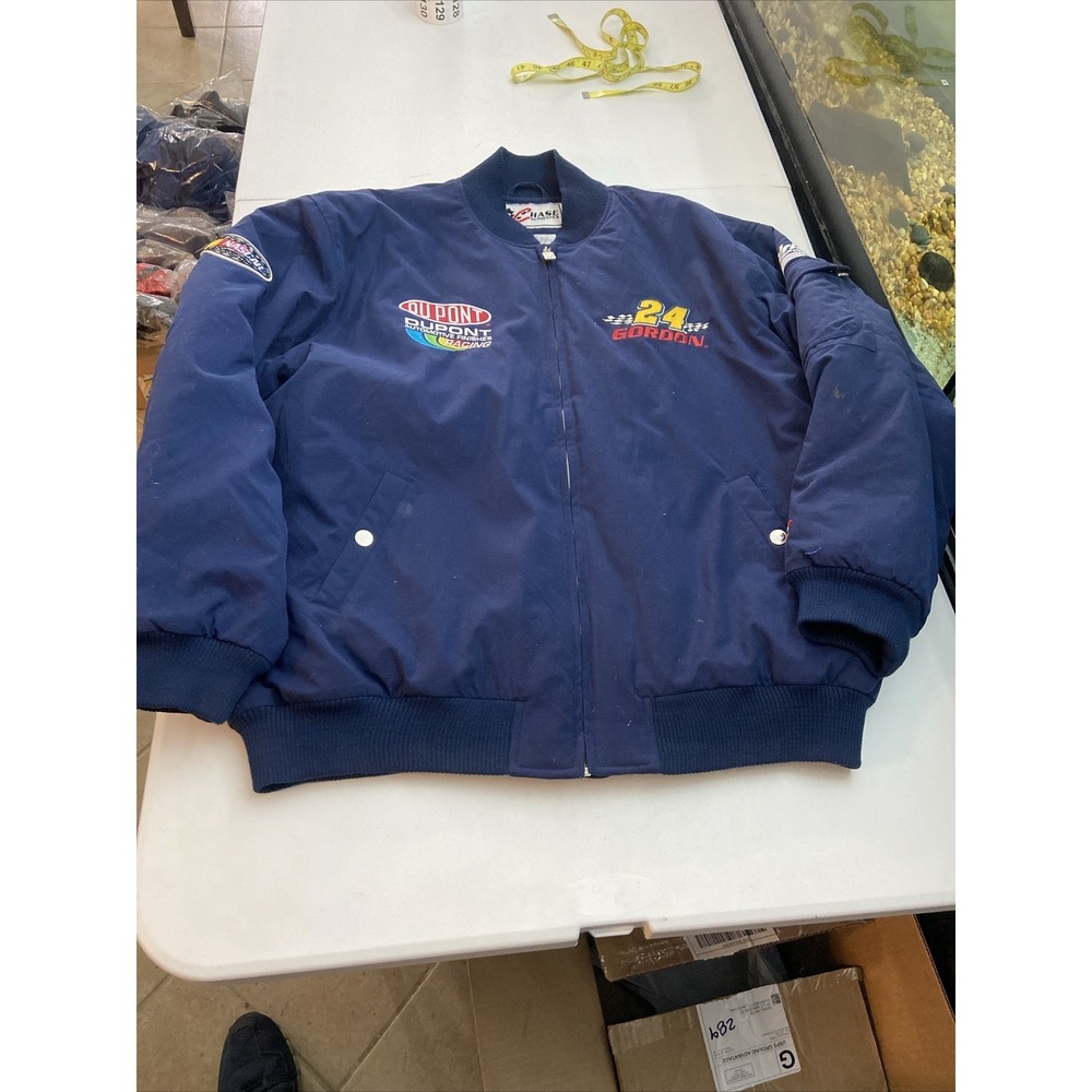 Chase Authentics Nascar Jacket XL 24 Jeff Gordon Navy Mens